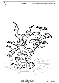 Skylanders boyama sayfaları